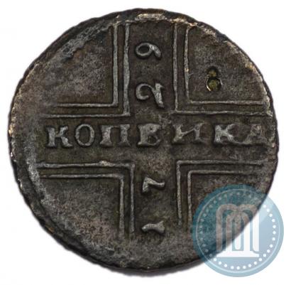 Фото 1 копейка 1729 года МОСКВА 