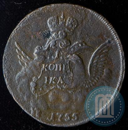 Picture 1 kopeck 1755 year ММД 