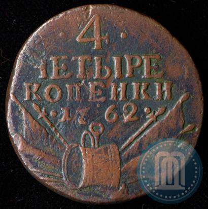 Picture 2 kopecks 1762 year  