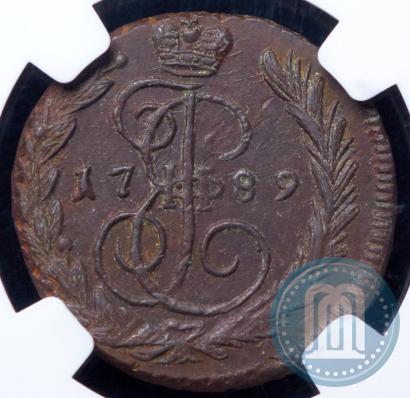 Фото 1 копейка 1789 года ЕМ 