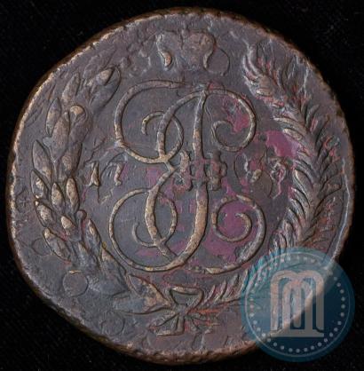 Фото 5 копеек 1793 года ЕМ "Павловский перечекан"