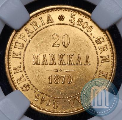 Picture 20 markkaa 1879 year S 
