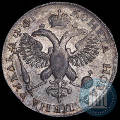 Фото 1 рубль 1719 года OK-L "Портрет в латах"