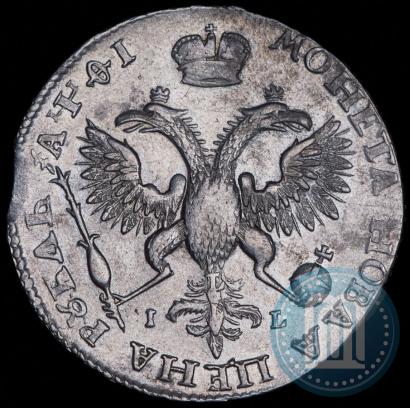 Фото 1 рубль 1719 года OK-IL-L "Портрет в латах"