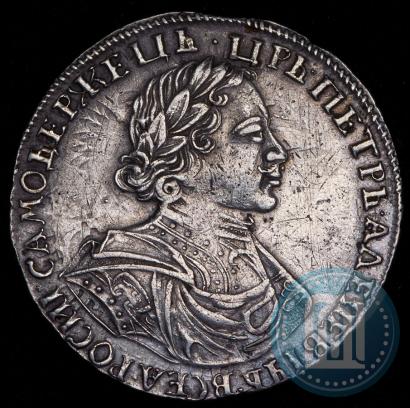 Picture 1 rouble 1719 year  "Portrait in armour"