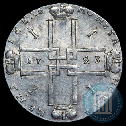 Фото 1 рубль 1723 года OK "Портрет в горностаевой мантии"