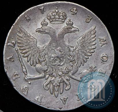 Picture 1 rouble 1743 year СПБ 