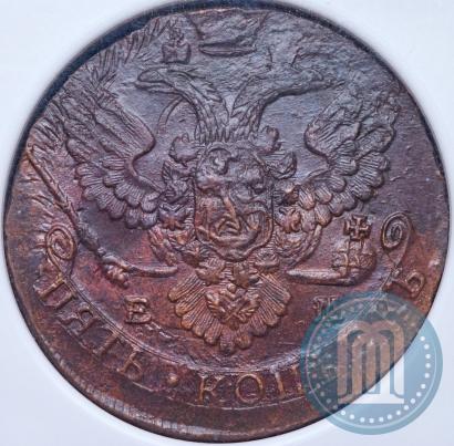 Picture 5 kopecks 1788 year ЕМ 