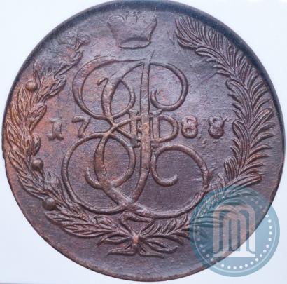 Picture 5 kopecks 1788 year ЕМ 