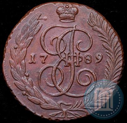 Фото 5 копеек 1789 года АМ 