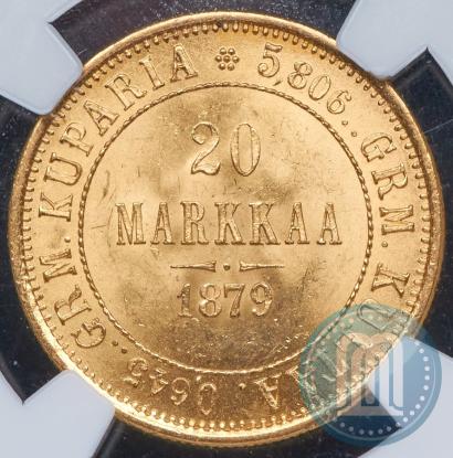 Picture 20 markkaa 1879 year S 