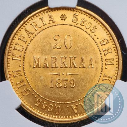 Picture 20 markkaa 1879 year S 