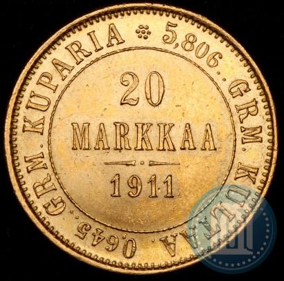 Picture 20 markkaa 1911 year L 