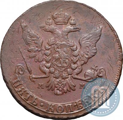 Picture 5 kopecks 1765 year ММ 