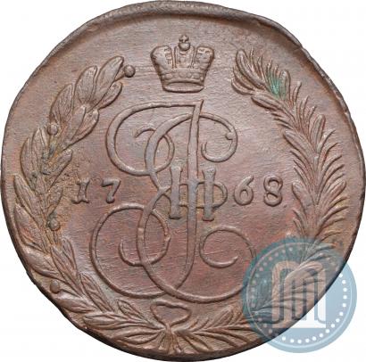Picture 5 kopecks 1768 year ЕМ 