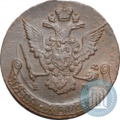 Picture 5 kopecks 1769 year ЕМ 
