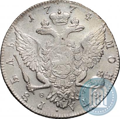 Picture 1 rouble 1774 year СПБ-ФЛ 