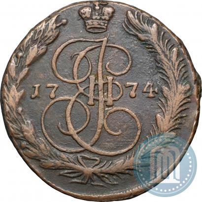 Фото 5 копеек 1774 года ЕМ 
