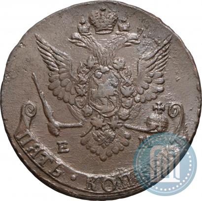 Фото 5 копеек 1778 года ЕМ 