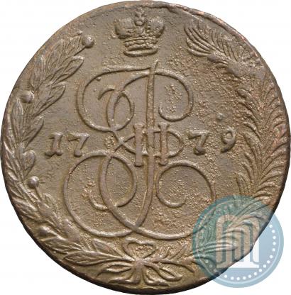Picture 5 kopecks 1779 year ЕМ 