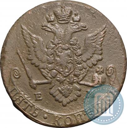 Picture 5 kopecks 1779 year ЕМ 