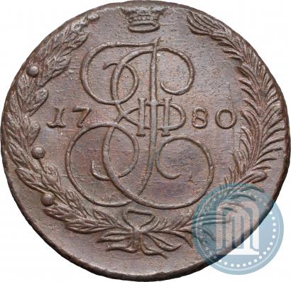 Picture 5 kopecks 1780 year ЕМ 