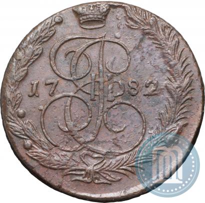 Фото 5 копеек 1782 года ЕМ 