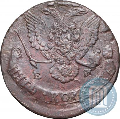 Фото 5 копеек 1786 года ЕМ 