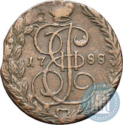 Picture 5 kopecks 1788 year ЕМ 