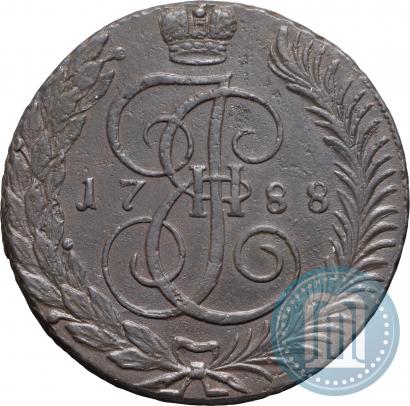 Picture 5 kopecks 1788 year ТМ 