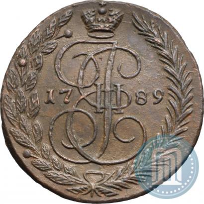 Фото 5 копеек 1789 года ЕМ 