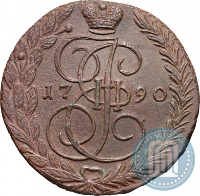 Фото 5 копеек 1790 года ЕМ 