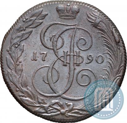 Фото 5 копеек 1790 года КМ 