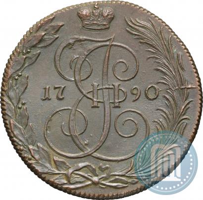 Фото 5 копеек 1790 года КМ 