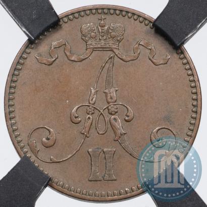 Фото 5 пенни 1865 года  