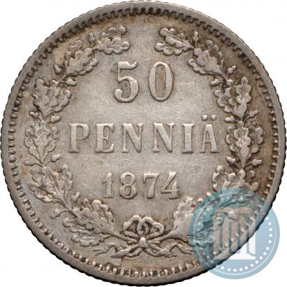 Picture 50 pennia 1874 year S 