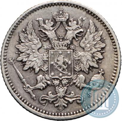Picture 25 pennia 1875 year S 