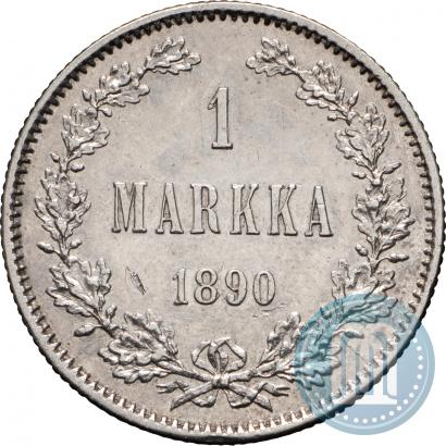 Picture 1 markka 1890 year L 