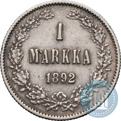 Picture 1 markka 1892 year L 