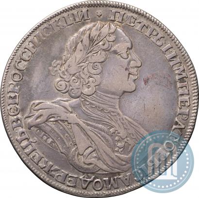 Фото 1 рубль 1725 года СПБ "Солнечный в латах"