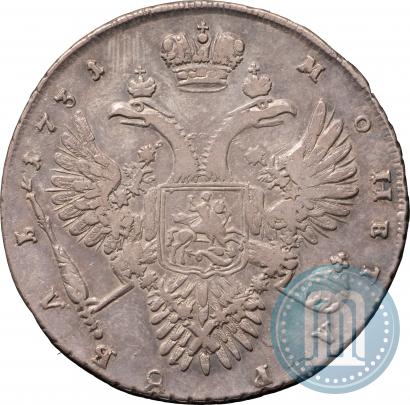 Фото 1 рубль 1731 года  