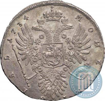 Picture 1 rouble 1734 year  "Type of 1734"