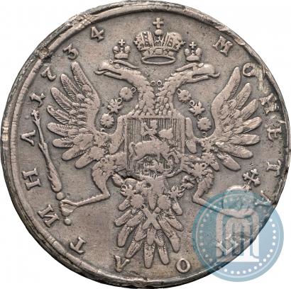 Фото Полтина 1734 года  "Тип 1734 года"