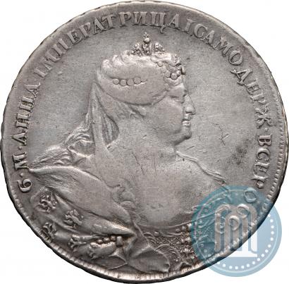 Фото 1 рубль 1737 года  "Работы Гедлингера"