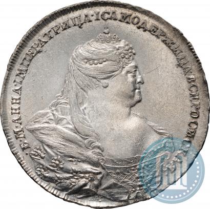 Picture 1 rouble 1737 year  "Moscow type"