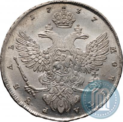 Picture 1 rouble 1737 year  "Moscow type"