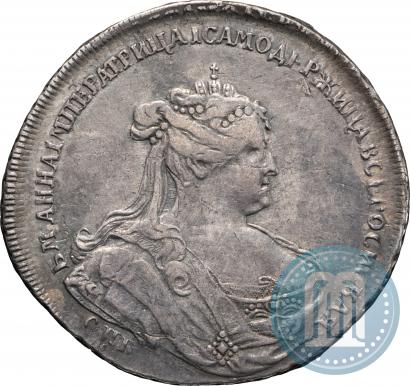 Picture Poltina 1738 year СПБ "Petersburg type"