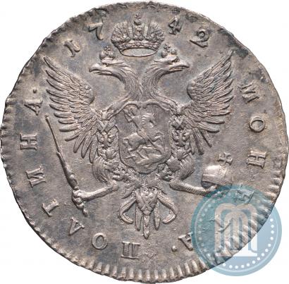 Picture Poltina 1742 year СПБ 
