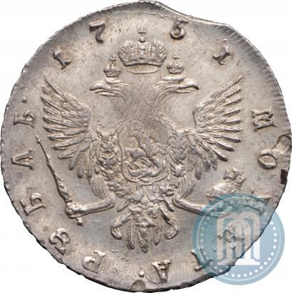 Picture 1 rouble 1751 year СПБ 