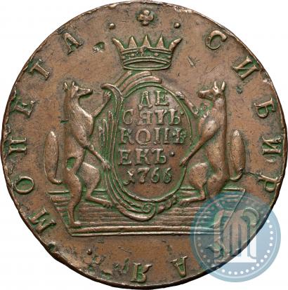 Picture 10 kopecks 1766 year  
